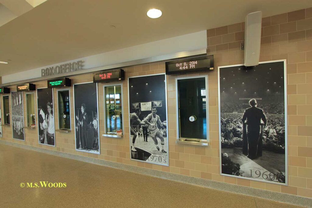 Box office posters at the Coliseum at the Indiana State Fairgrounds Indianapolis, Indiana
