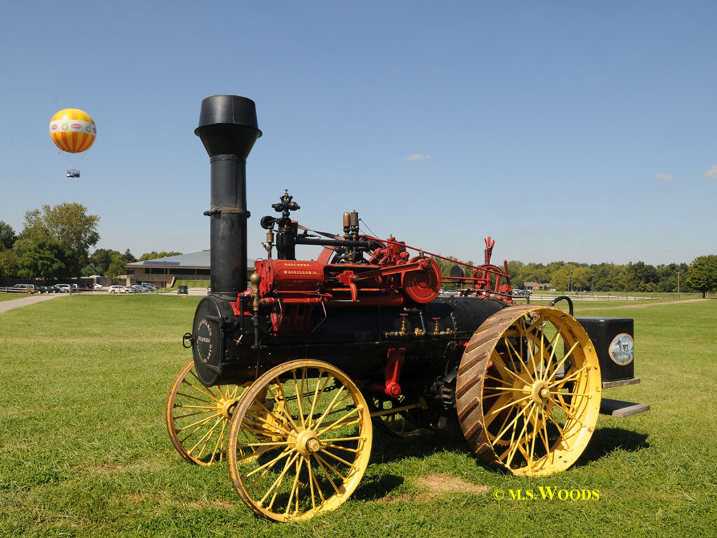 Historical Tractor at the Conner Prairie in Fishers, Indiana