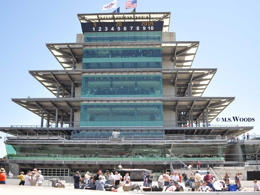 The Pagoda at the Indianapolis Motor Speedway in Indianapolis, Indiana
