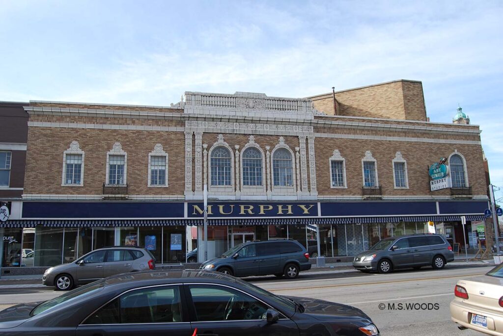 Street view of the Murphy building on Mass Ave. in downtown Indianapolis, Indiana