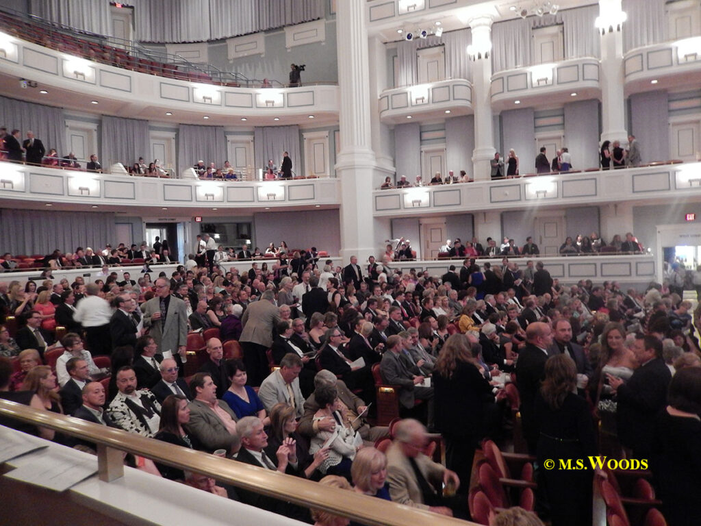 Seating at The Palladium in Carmel, Indiana