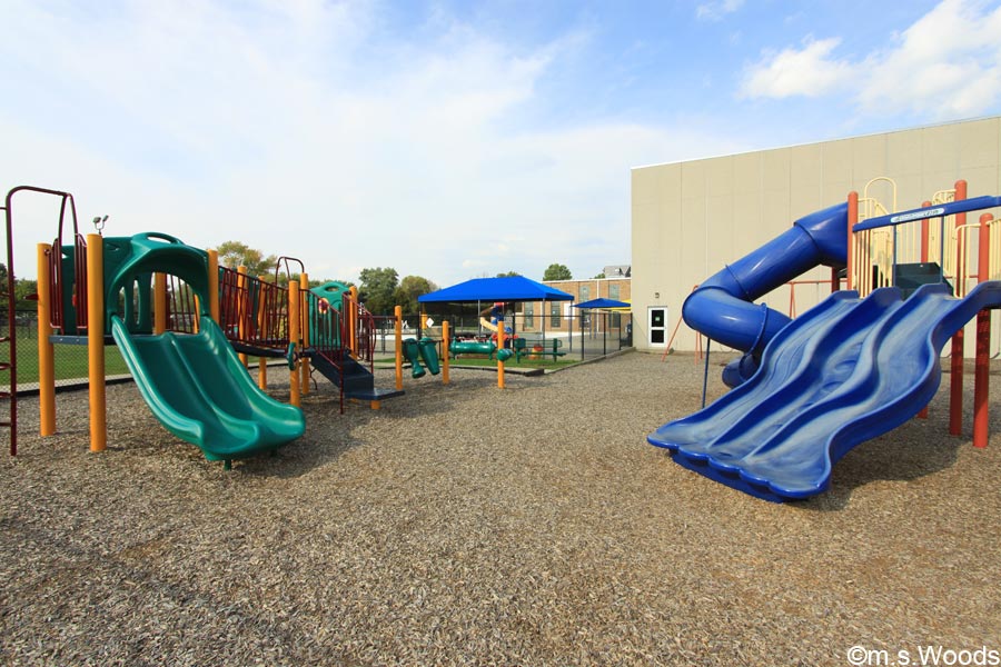 Playground at the Baxter YMCA in Greenwood, Indiana