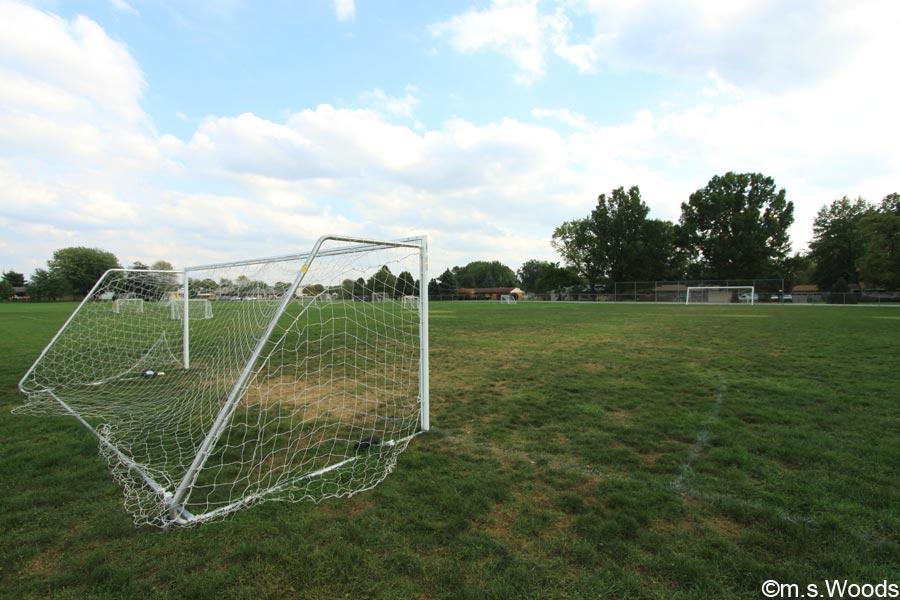 Soccer field at the Baxter YMCA in Greenwood, Indiana