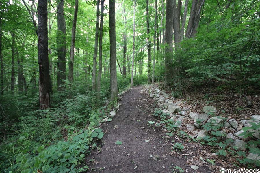 Walking trail at the Blanton House in Danville, Indiana