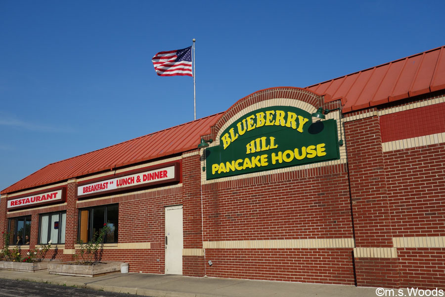The Blueberry Hill Pancake House in Mooresville, Indiana