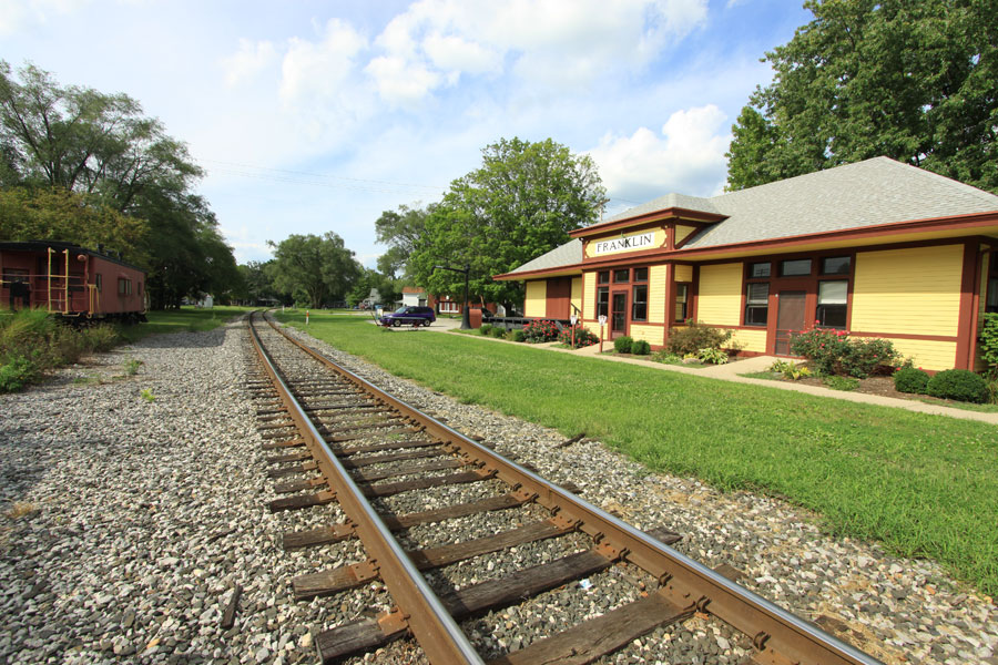 Franklin Chamber of Commerce Railroad Museum in Franklin, Indiana