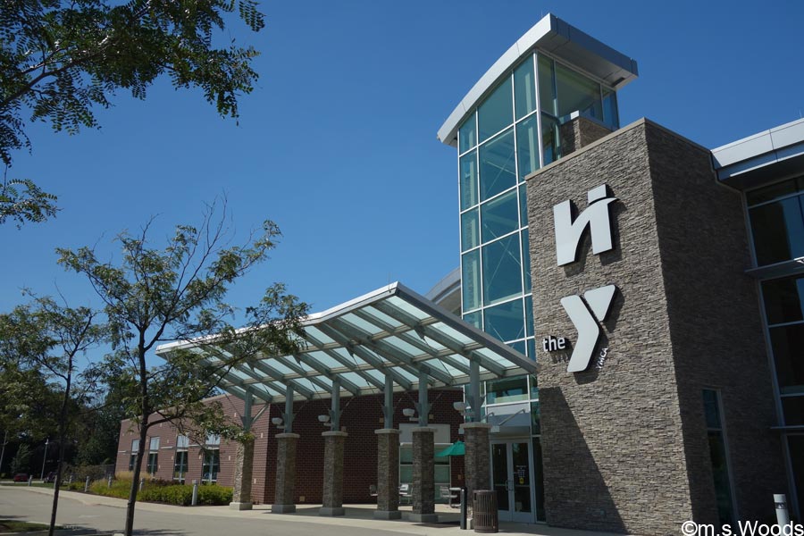 Entrance to the Hendricks County YMCA in Avon, Indiana