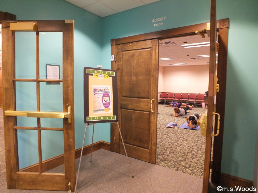 Different events happen in the Hussey Room at the Hussey Mayfield Memorial Library