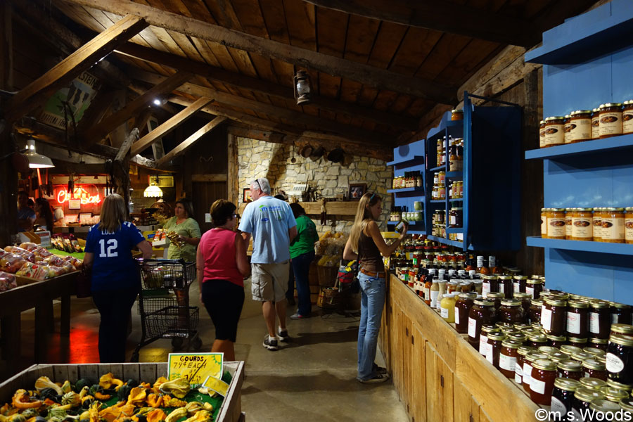 Interior of the store at Beasley's Orchard in Danville, Indiana