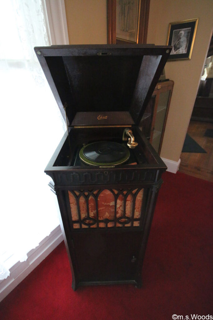 Phonograph in the James Witcomb Riley Museum in Greenfield, Indiana