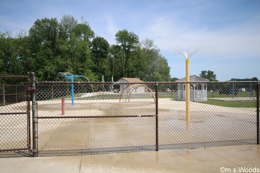 Splash Park at the Mooresville Family Aquatic Center in Mooresville, Indiana