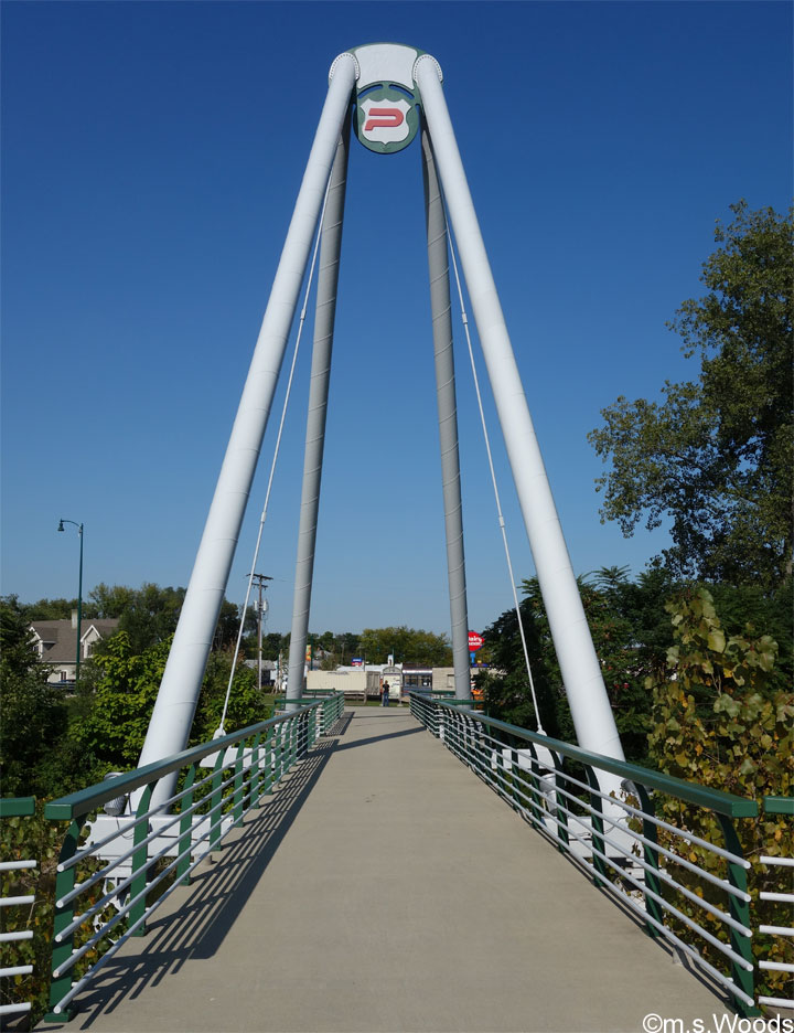 Pedestrian Bridge in Plainfield, Indiana