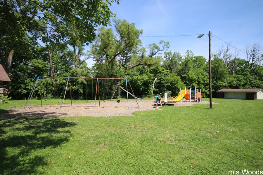 Playground at the Old Town Park in Mooresville, Indiana