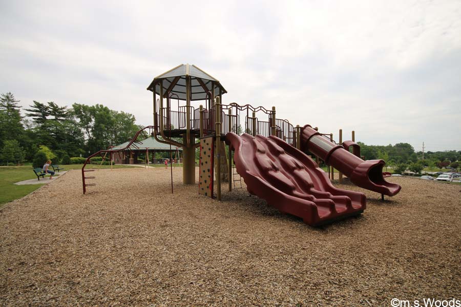 The playground at the Avon Town Hall Park in Avon, Indiana