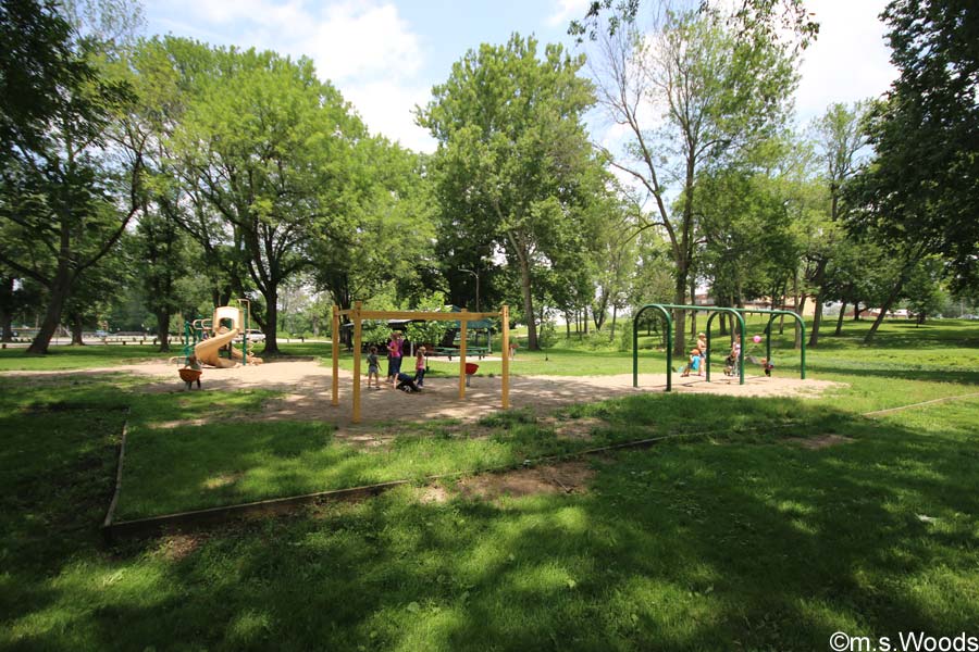 Playground at Riley Park in Greenfield, Indiana
