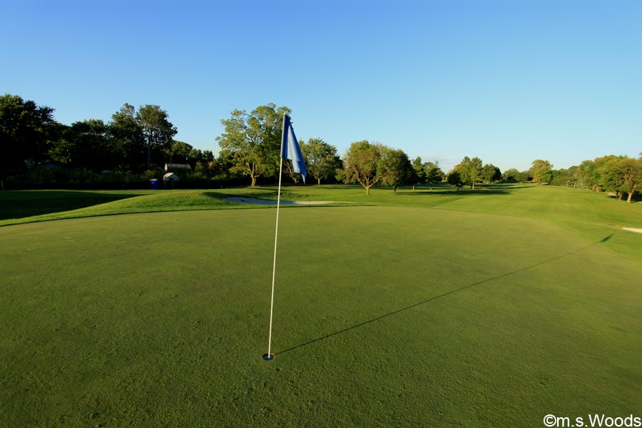 Putting green at the Valle Vista Golf Club and Conference Center in Greenwood, Indiana
