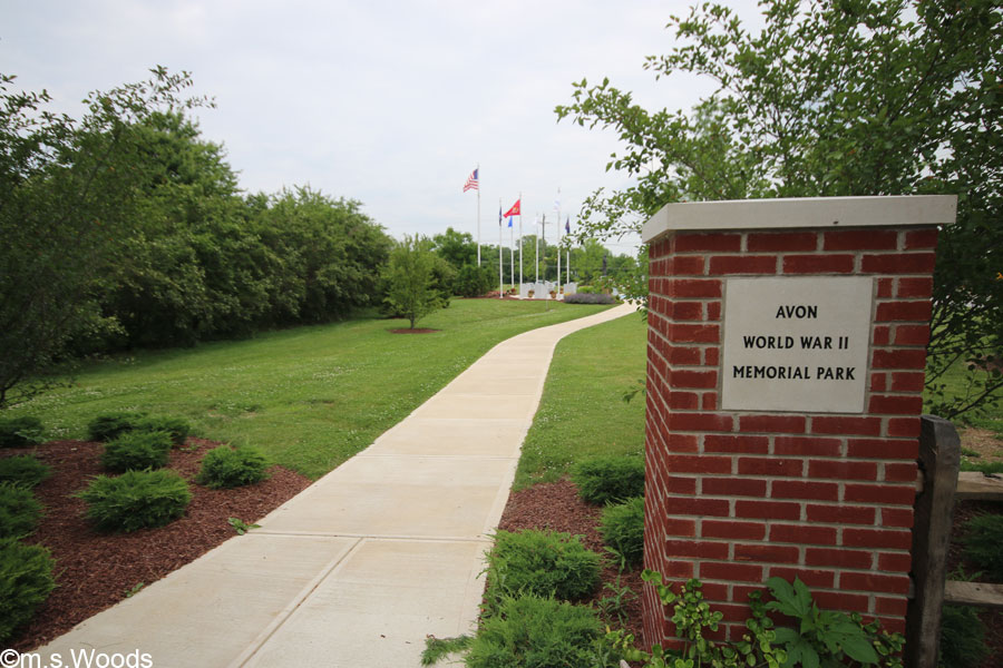War Memorial Park Entrance in Avon, Indiana