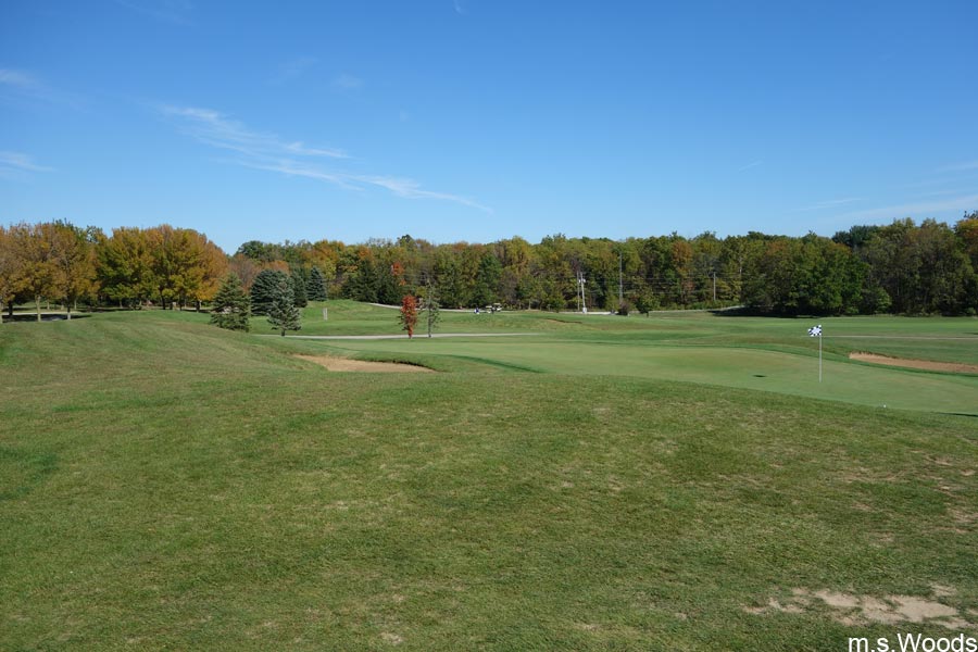 A putting green at the West Chase Golf Club in Brownsburg, Indiana